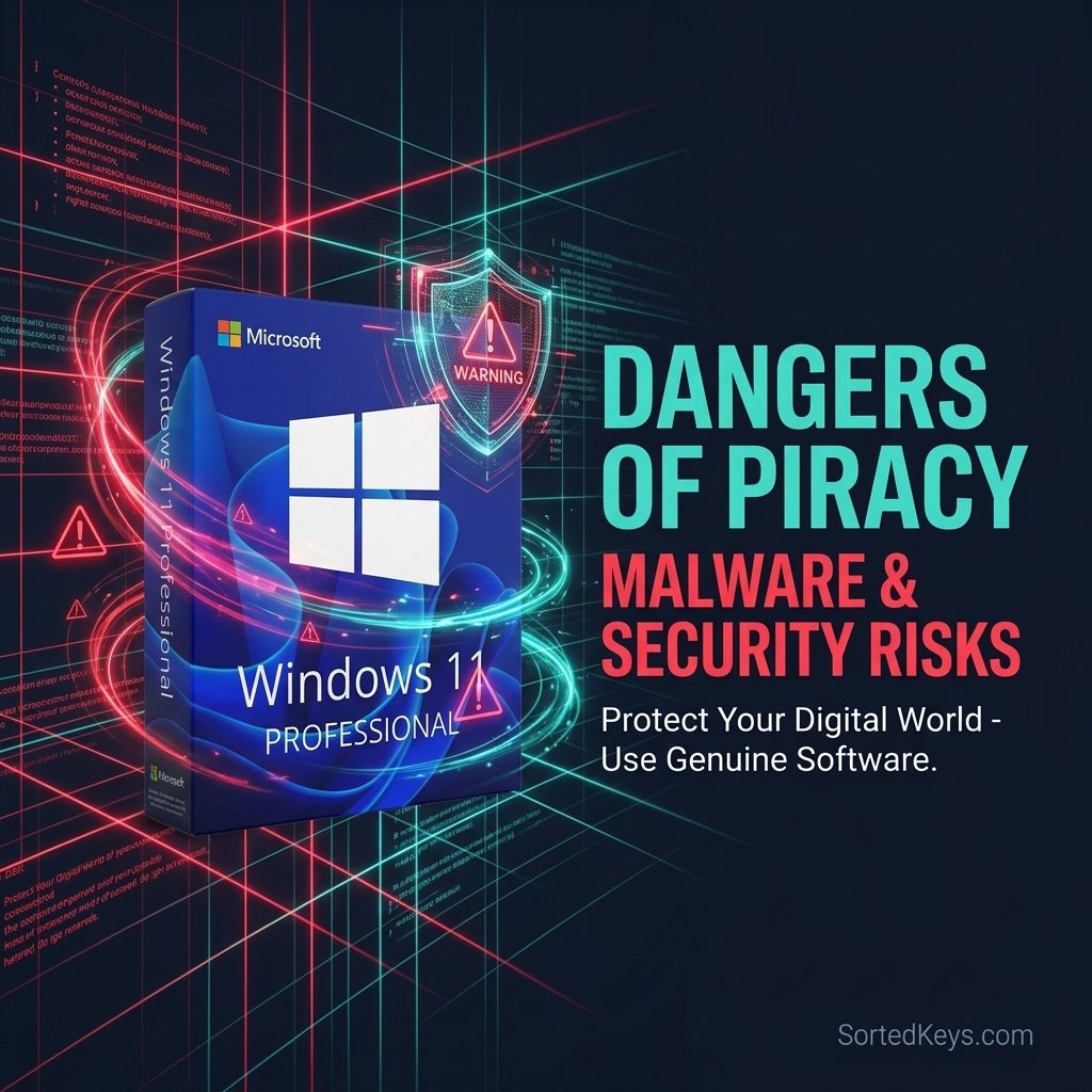 The hidden dangers of pirated Windows and Office malware and ransomware
