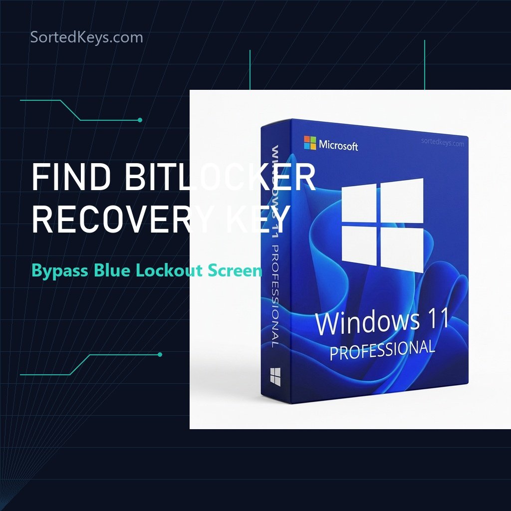 How to find your BitLocker recovery key and bypass blue lockout screen when locked out of Windows