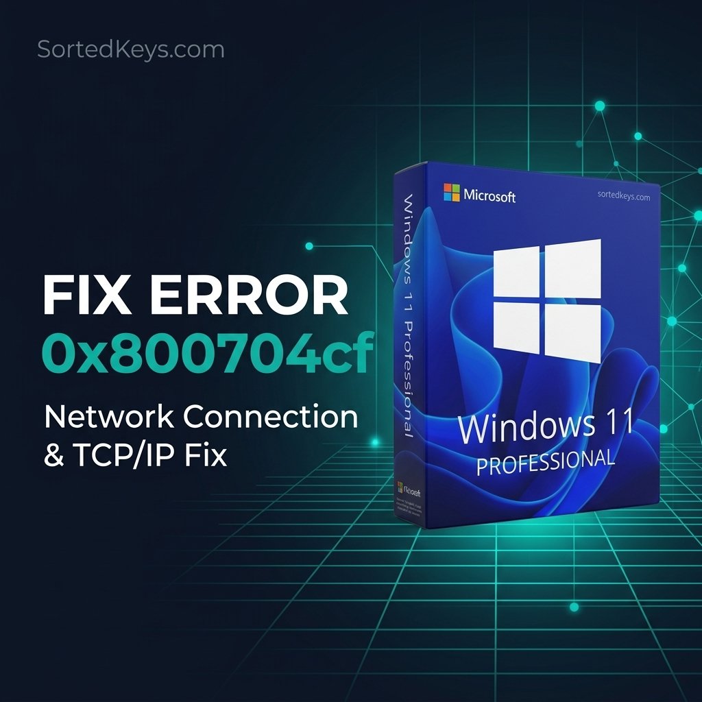 Fix Windows activation error 0x800704cf you will need the internet for this network adapter reset
