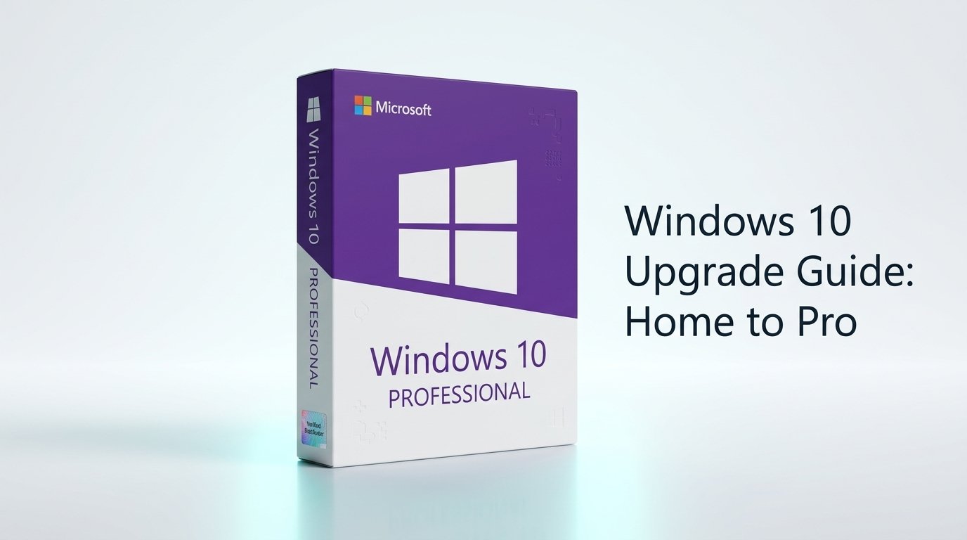 How to Upgrade Windows 10 Home to Pro Step-by-Step Guide - Genuine Retail Box